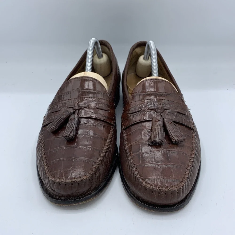 Florsheim Pisa Cognac Tassle Loafers Men's‎ 9.5 D 18469